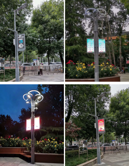天津某公园智慧路灯